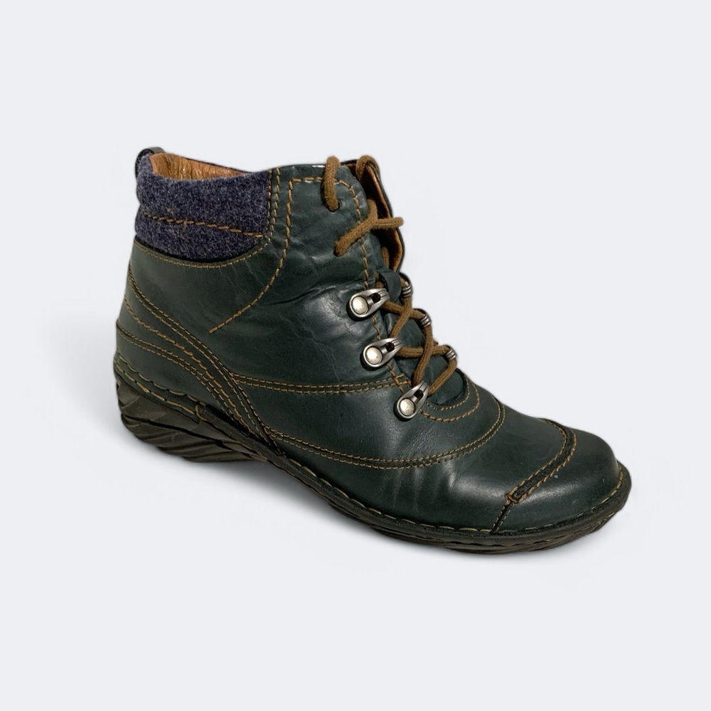 Josef Seibel Laney Hiker Lace Up Leather Ankle Boot | EU Size 39